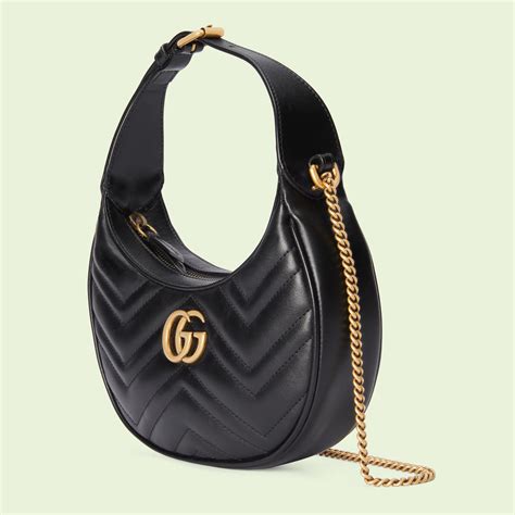 gucci half-moon bag marmont|what makes gucci marmont bag.